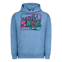 Pigment Pebble Blue leopard camo girl mama Mother's Day Urban Hoodie - LillyAllenDesigns