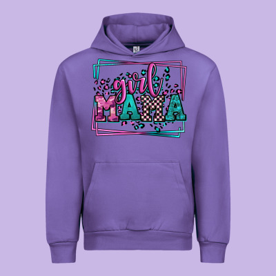 Leopard Camo Girl Mama Mother's Day Urban Hoodie Designed By Lillyallendesigns