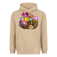 Mushroom Easter Eggs Hamper Heavyweight Hoodie - BundleAndBundleShop