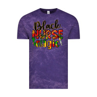 Cloud Purple black nurse magic Vintage Tee - LillyAllenDesigns