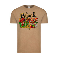 Vintage Coffee black nurse magic Vintage Tee - LillyAllenDesigns