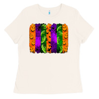 Bone halloween brushstroke Ladies Tee - Jasminsmagicworld