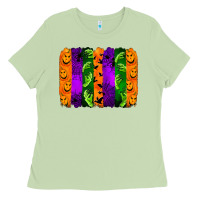 Matcha halloween brushstroke Ladies Tee - Jasminsmagicworld