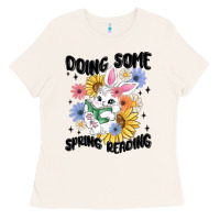 Bone doing some spring reading Ladies Tee - MaliasSmallBusiness