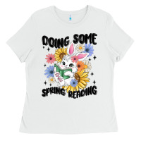 Doing Some Spring Reading Ladies Tee | Teevron