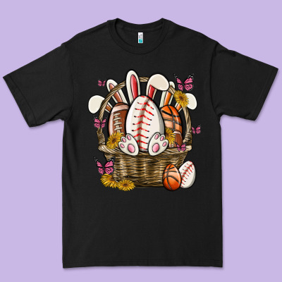 Easter Basket Sports Premium Tee Designed By Maliassmallbusiness