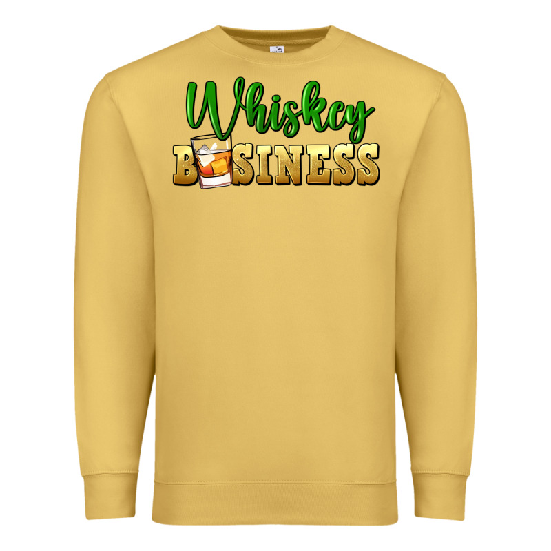 Whiskey Business Premium Sweatshirt by FaDigitalArtStudio | Teevron