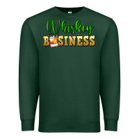 Sports Green whiskey business Premium Sweatshirt - FaDigitalArtStudio