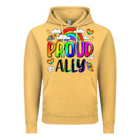 Vintage Mustard proud ally Vintage Hoodie - LillyAllenDesigns
