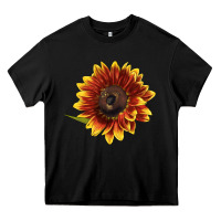 Black ring o fine sunflower Heavy Core Tee - LillyAllenDesigns
