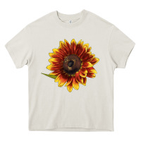 Cream ring o fine sunflower Heavy Core Tee - LillyAllenDesigns