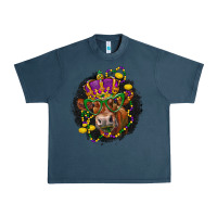 Midnight Navy Mardi Gras red Angus Urban Heavy Tee - LillyAllenDesigns