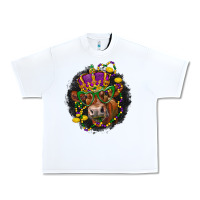 White Mardi Gras red Angus Urban Heavy Tee - LillyAllenDesigns