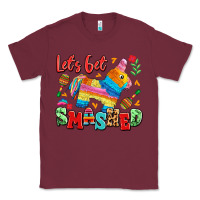 Burgundy let's get smashed Classic Tee - LillyAllenDesigns