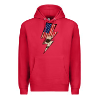 Cardinal Lightning Bolt Premium Hoodie - JahusDesignShop