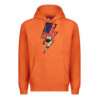 Carrot Lightning Bolt Premium Hoodie - JahusDesignShop