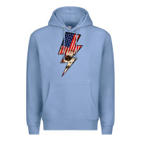Colony Blue Lightning Bolt Premium Hoodie - JahusDesignShop