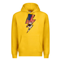 Lemon Lightning Bolt Premium Hoodie - JahusDesignShop
