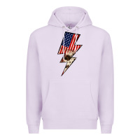 Lilac Lightning Bolt Premium Hoodie - JahusDesignShop