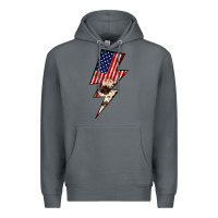 Rock Lightning Bolt Premium Hoodie - JahusDesignShop