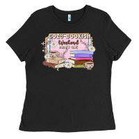 Black cozy bookish weekend ticket Ladies Tee - MaliasSmallBusiness