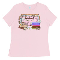Bubblegum Pink cozy bookish weekend ticket Ladies Tee - MaliasSmallBusiness