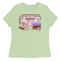 Matcha cozy bookish weekend ticket Ladies Tee - MaliasSmallBusiness