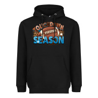 Black touchdown season Heavyweight Hoodie - FaDigitalArtStudio