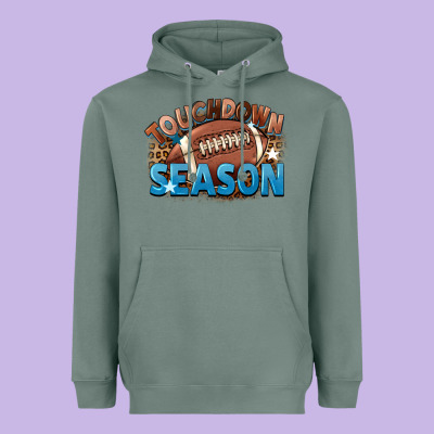 Touchdown Season Heavyweight Hoodie Designed By Fadigitalartstudio