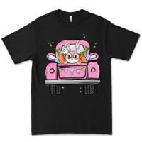 Black easter bunny and truck Premium Tee - MaliasSmallBusiness
