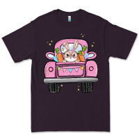 Plum easter bunny and truck Premium Tee - MaliasSmallBusiness