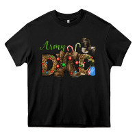 Black Christmas Army Dad Heavy Core Tee - NancyCooperArtShop