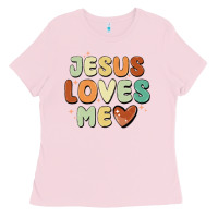Jesus Loves Me Ladies Tee | Teevron
