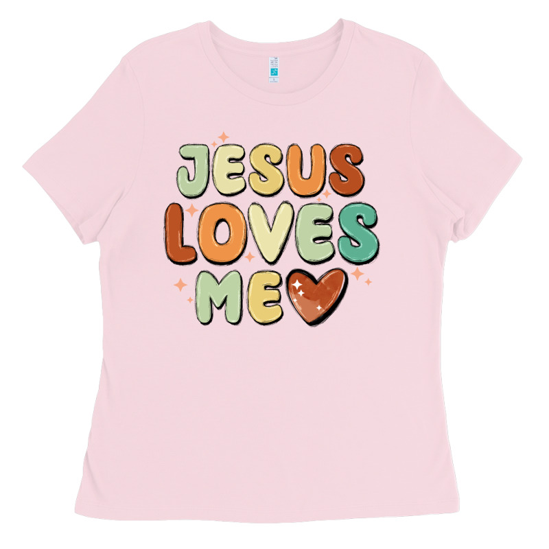 Jesus Loves Me Ladies Tee by MaliasSmallBusiness | Teevron