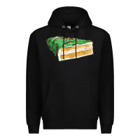 Black green christmas cake fa element 1 Premium Hoodie - FaDigitalArtStudio