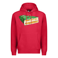 Cardinal green christmas cake fa element 1 Premium Hoodie - FaDigitalArtStudio