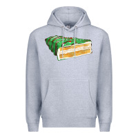Heather Grey green christmas cake fa element 1 Premium Hoodie - FaDigitalArtStudio