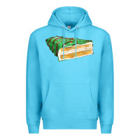Ocean Blue green christmas cake fa element 1 Premium Hoodie - FaDigitalArtStudio