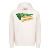 Pale Pink green christmas cake fa element 1 Premium Hoodie - FaDigitalArtStudio