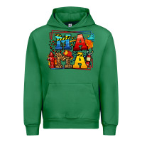 Emerald leopard frame firefighter mama Mother's Day Urban Hoodie - LillyAllenDesigns