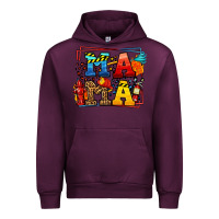 Mauve Wine leopard frame firefighter mama Mother's Day Urban Hoodie - LillyAllenDesigns