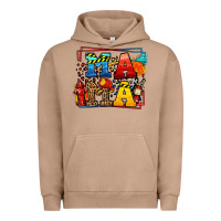 Pigment Burro leopard frame firefighter mama Mother's Day Urban Hoodie - LillyAllenDesigns