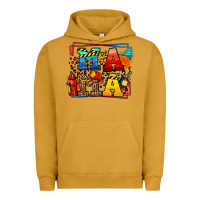 Pigment Peanut Butter leopard frame firefighter mama Mother's Day Urban Hoodie - LillyAllenDesigns