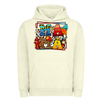 Pigment Pistachio leopard frame firefighter mama Mother's Day Urban Hoodie - LillyAllenDesigns