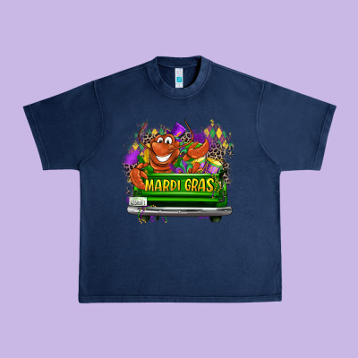 Mardi Gras Truck Urban Heavy Tee Designed By Lillyallendesigns