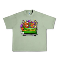 Oil Green Mardi Gras truck Urban Heavy Tee - LillyAllenDesigns