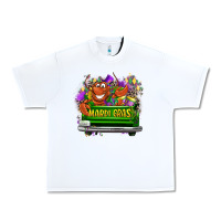 White Mardi Gras truck Urban Heavy Tee - LillyAllenDesigns