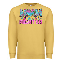 Antique Gold Western Mom Is A Fighter Premium Sweatshirt - BundleAndBundleShop