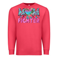 Cardinal Western Mom Is A Fighter Premium Sweatshirt - BundleAndBundleShop