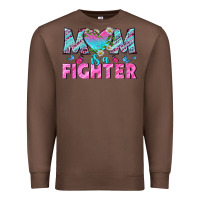 Chestnut Western Mom Is A Fighter Premium Sweatshirt - BundleAndBundleShop
